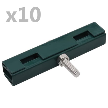 vidaXL - U-matverbinding - 10 - sets - groen