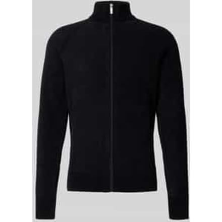 Gebreid vest met opstaande kraag