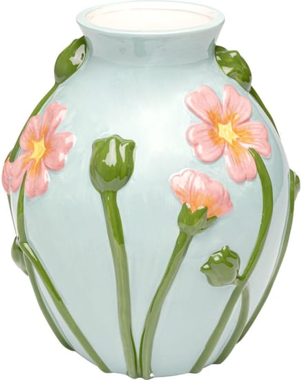 Vaas blauw bloemen Kare Design