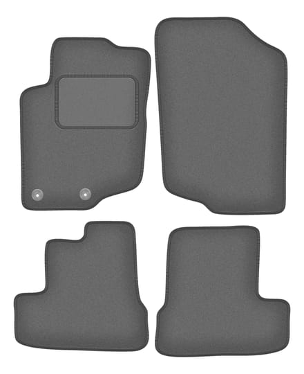 Grafiet automatten voor: Peugeot 207CC coupé, cabrio (2006-2012)