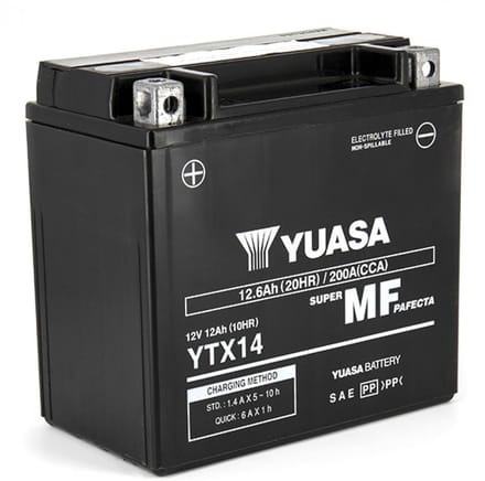SLA-accu Yuasa voor Scooter Piaggio 310 MP3 HPE Sport ABS E5+ 2024 tot 2025 Nieuw
