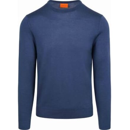Suitable Merino Pullover Royal Blauw - Maat 3XL - Heren - Sweater