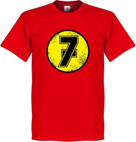 Barry Sheene No7 T-Shirt - Rood - M