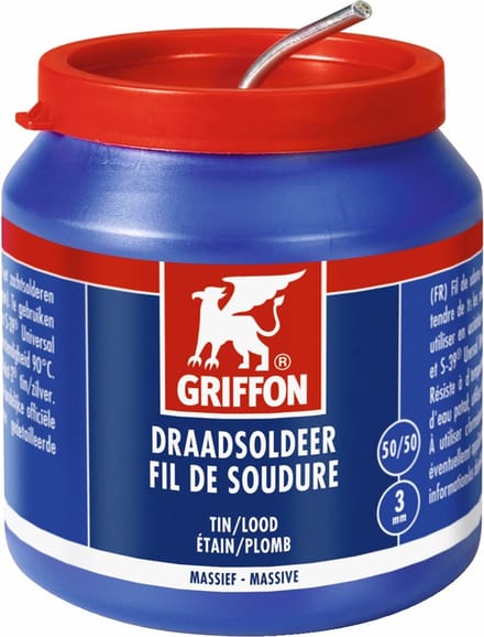 Griffon Draadsoldeer 50/50 massief 3 mm pot à 500 gr