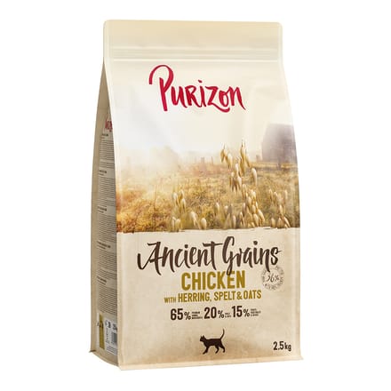 2,5 kg Purizon Adult Kip met Vis - Ancient Grain Katten Droogvoer