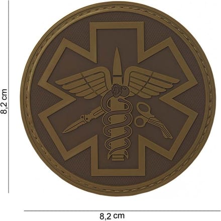 101 Inc Embleem 3D Pvc Para Medic  13022