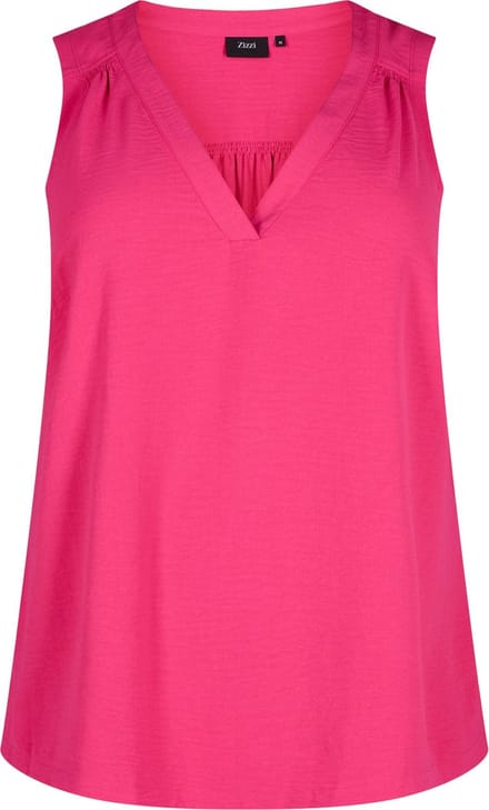 ZIZZI MFIKKA, S/L, TOP Dames Blouse - Pink - Maat S (42-44)