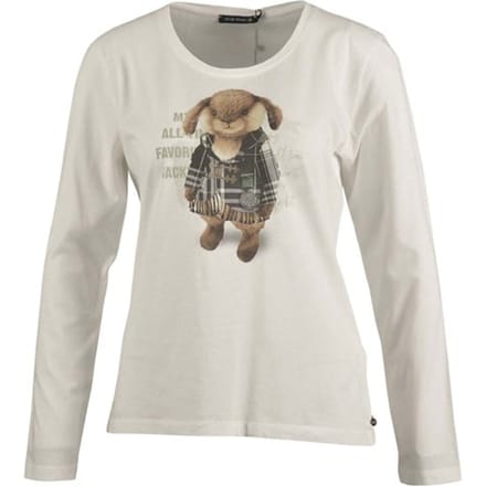 River Woods Crew Neck Tee Ls + Deco White Taglia: XS | Maglie a manica lunga Outlet | Donna | Bianco