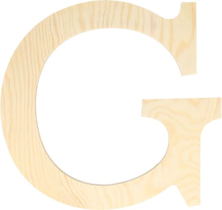 Artemio houten letter G 19 cm