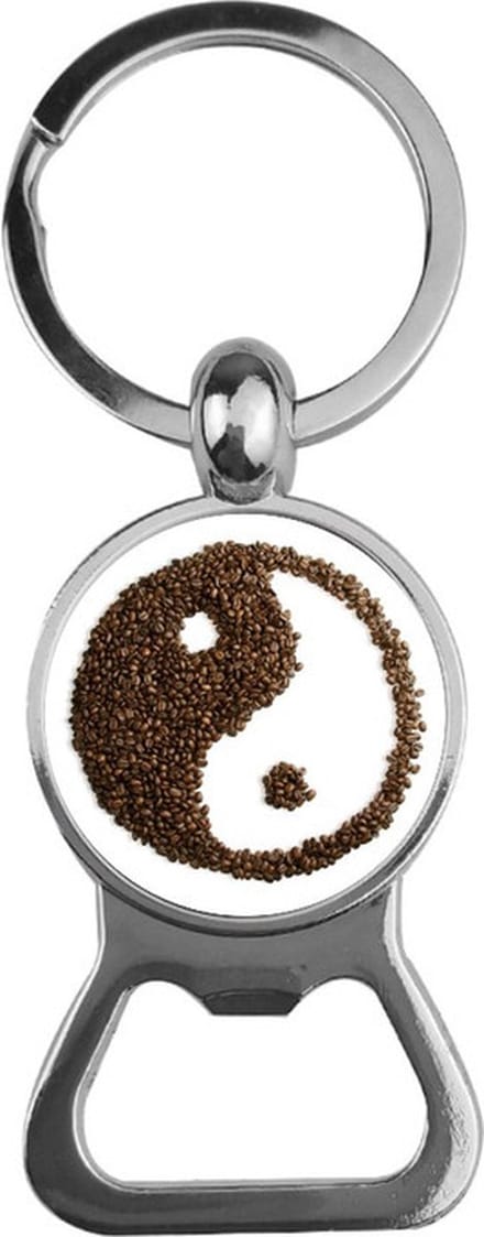 Bieropener Glas - Yin Yang