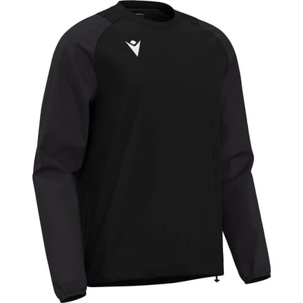 Macron Drizzle Windbreaker Kinderen - Zwart | Maat: 9-10 Y