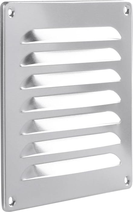 Starx schoepenrooster aluminium 160x160 mm