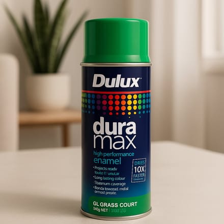 Dulux - Duramax - Spuitlak - Sneldrogend - Kleurbehoudend - Hoge dekking - Hoogglans Grasveld Groen