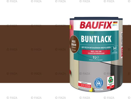 BAUFIX Multi- Lakverf notenbruin 1 Liter