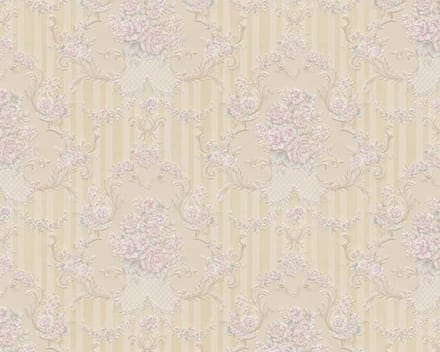ORNAMENTEN BEHANG | Klassiek - beige goud roze - A.S. Création Concerto 3