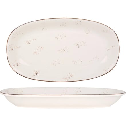 Bonna Serveerschaal - Grain - Porselein - 34x19 cm - set van 2