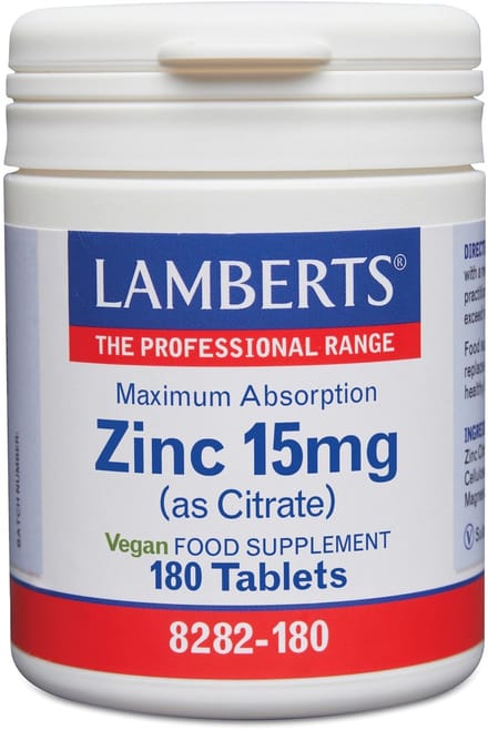 Lamberts Zink citraat 15mg 180 Tabletten