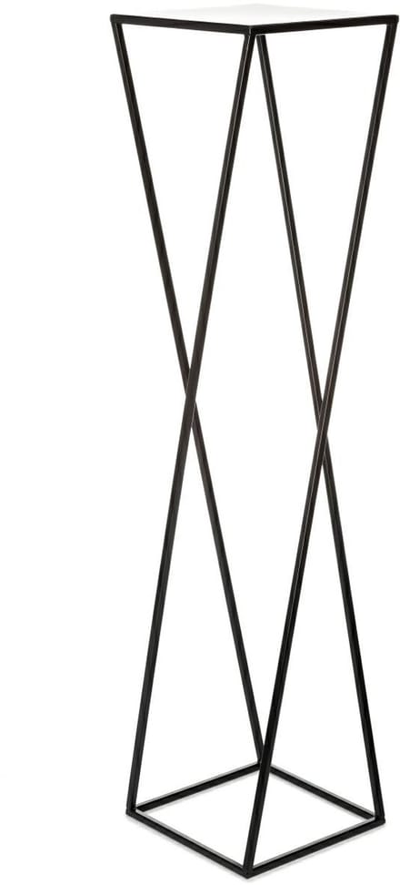 HowHomely - Moderne Plantenstandaard - Zwart - Loftstijl - 100cm