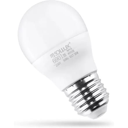 LED-lamp Sollux Lighting E27 4000K 7,5W 690lm