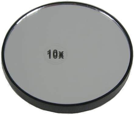 Vergrootspiegel 10x met zuignappen - Ø9cm