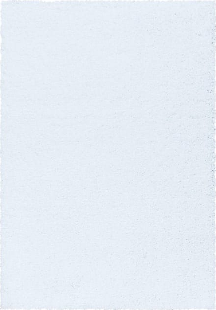 Modern hoogpolig vloerkleed Sydney - wit - 80x150 cm