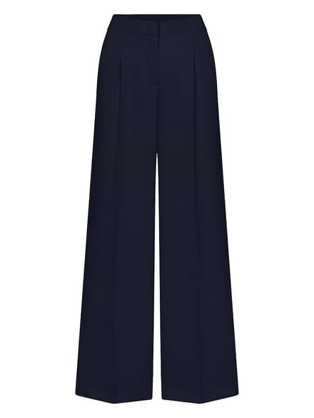 Bandplooibroek Van Raffaello Rossi blauw