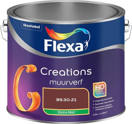 Flexa - Creations Muurverf Extra Mat - B9.30.21 - Mengverf - 2,5 L
