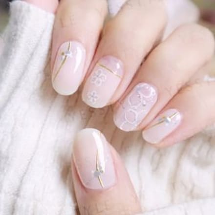 Lunacaca - Sakura Throbbing Nai lArt Stickers 24 pcs