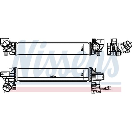Intercooler NISSENS 961233