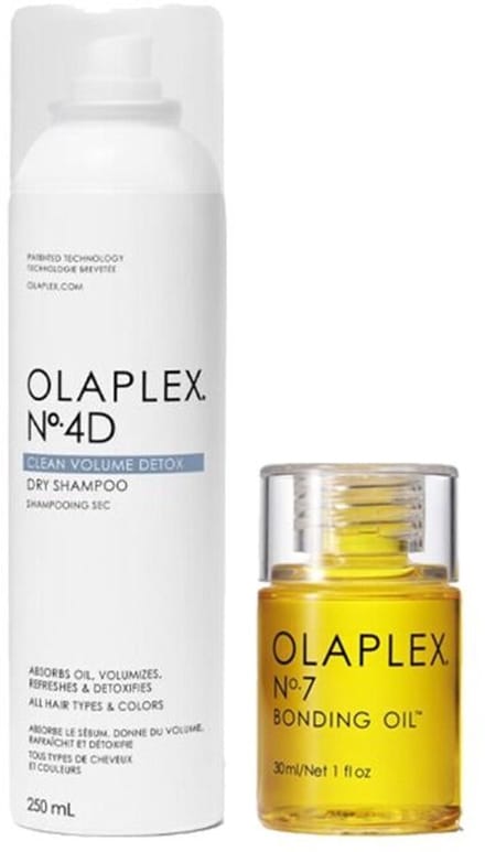 Olaplex No.4D Clean Volume Detox Dry Shampoo 250ml + No.7 Bonding Oil 30ml