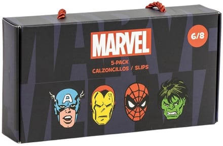 Jongens ondergoedset 5 stuks Marvel