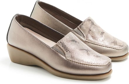 Damart - Soepele mocassins - Dames - Bronskleur - 37