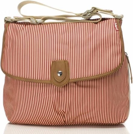 Babymel Luiertas Satchel 30x33x14cm - Rood/Wit