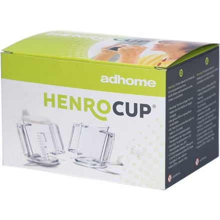 Henrotek Handycup Beker Schuin Transparant Met 2 Tuitjes 237ml