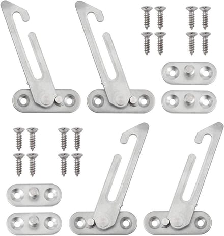Solidchoice - Set van 4 Raambegrenzers voor Veiligheid Kinderen