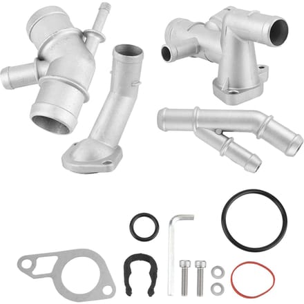 Gegoten Aluminium Thermostaathuis Waterpijp CNC voor MK4 1.8T