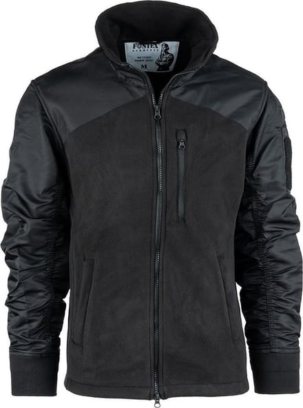 Fostex Ma-1 Fleece Bomber Jacket Zwart S