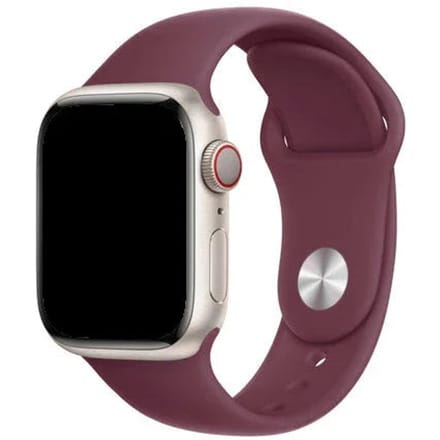 2+1 | Apple Watch Bandje Ovaro - Siliconen - Moerbei