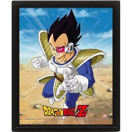 3D lenticulaire frame Pyramid Dragon Ball Z Saiyan Great Ape Transformation