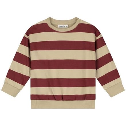Prénatal baby sweater Dark Brown Red 68 heren