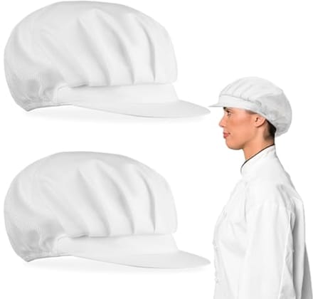 Uniseks Koksmuts - Ademend en Elastisch - Ideaal voor Keuken en Catering