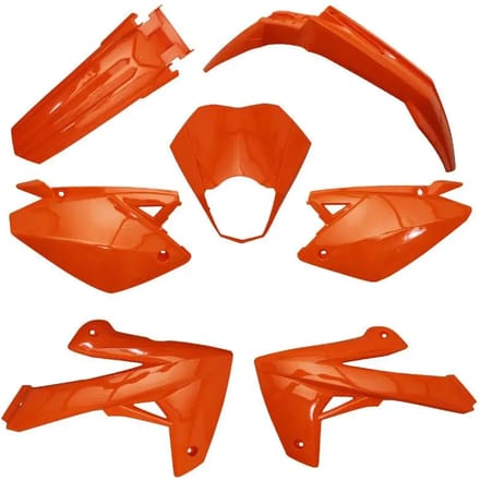 Set van 7 kuipdelen P2R Rieju 50 Mrt 2009, Mrt Enduro 2009, Mrt Pro 2009, Mrt Sm 2009
