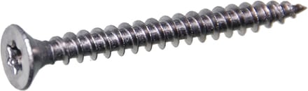 QZ Spaanplaatschroeven platkop 4.5 x 30 TX-20 Roestvast Staal (RVS) A2