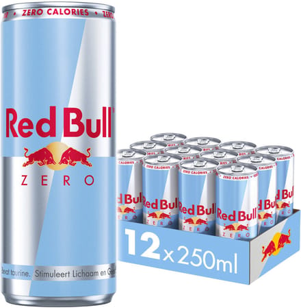 2x Red Bull Energy Drink Zero 12 x 250 ml