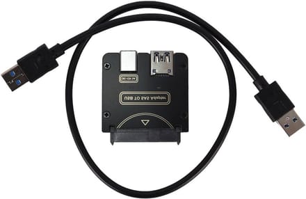SAS 29 Pin naar USB 3.0 Hard Drive Adapter voor Windows 7/10/11 en Linux - Snelle Gegevensoverdracht en Compatibiliteit