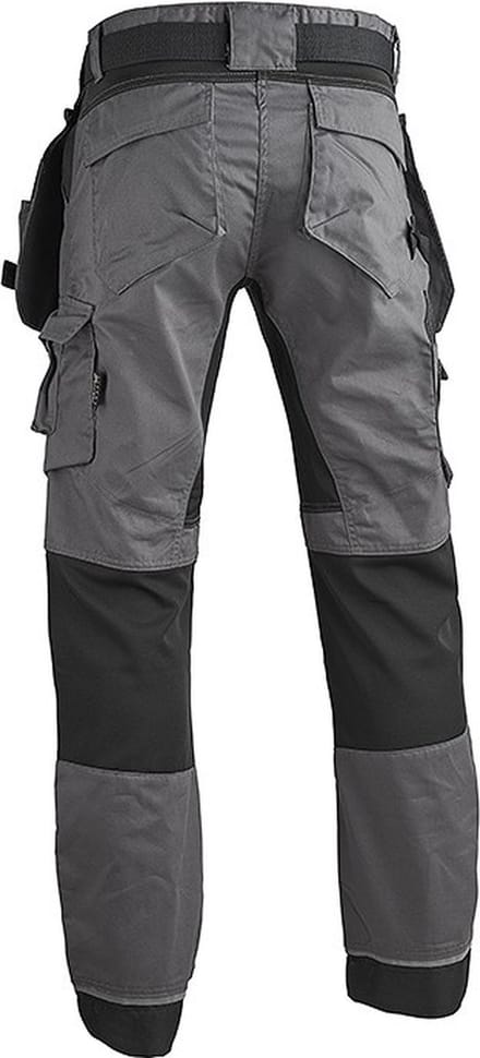 4WORK Madrid Premium Stretch Grijs Werkbroek Heren