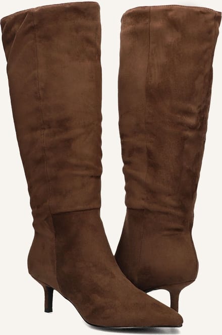 Notre-V 0673-01 Laarzen - Suèdelook - Dames - Bruin - Maat 37