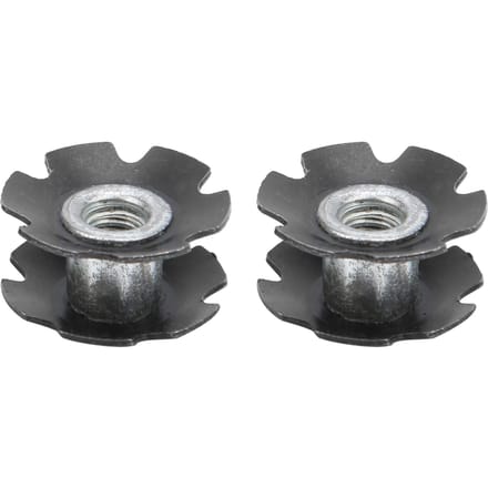 Écrou étoile pour fourche avant de vélo, 23,6 mm, pour casque de vélo de montagne et de route, tube de direction gray