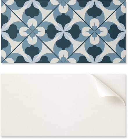 Vinyl muurposter voor hal 100x50 cm, abstract geometrisch patroon