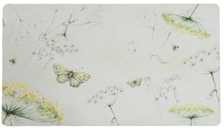 Deurmat rubber vlinder 45x75cm
